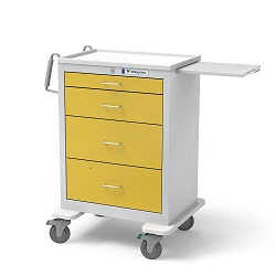 4-Drawer Tall  Isolation Cart